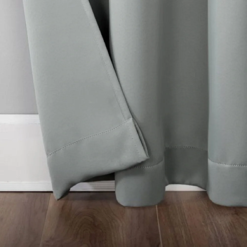 Sun Zero Nolan Energy Efficient Blackout Grommet PAIR Curtain Panel 54x63